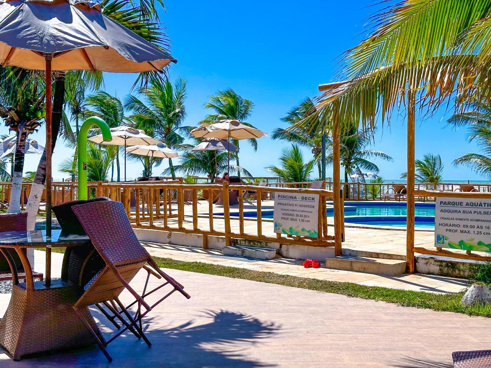 Jangadeiro Praia Hotel Resort - Parque Aquatico E Pe Na Areia Aquiraz Exterior photo